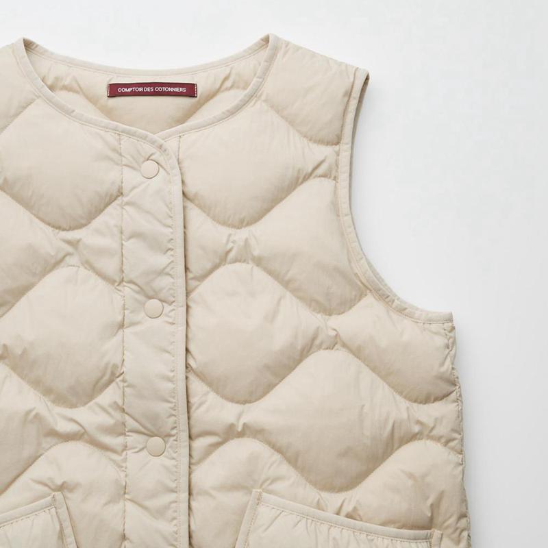 Uniqlo Ultra Light Women Down Vest Black  US |  NWUL-24186