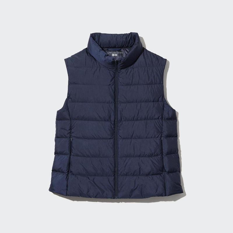 Uniqlo Ultra Light Women Down Vest Navy  US |  GJCT-71624