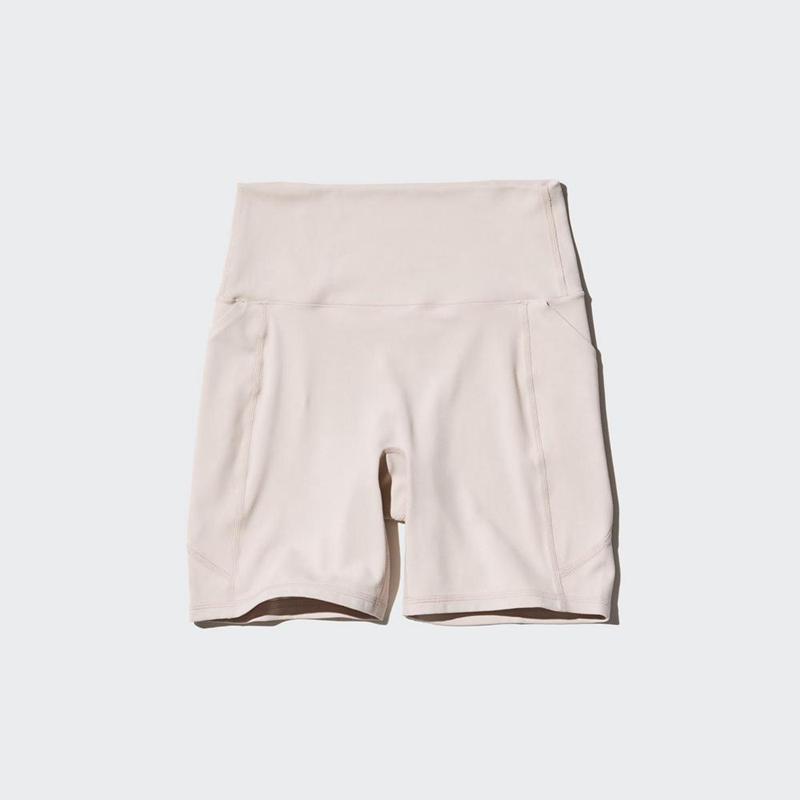 Uniqlo Ultra Stretch AIRism Active Women Shorts Natural  US |  OCFJ-50978