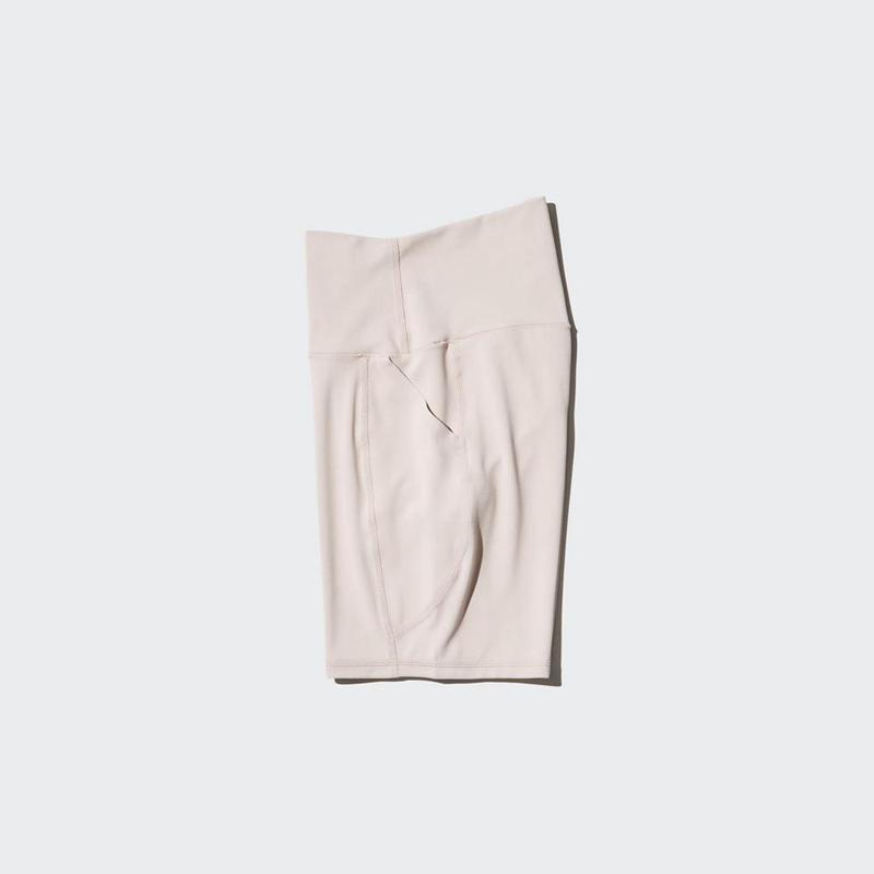 Uniqlo Ultra Stretch AIRism Active Women Shorts Natural  US |  OCFJ-50978