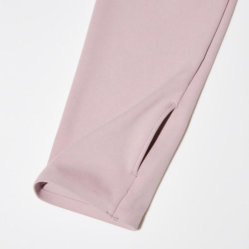 Uniqlo Ultra Stretch AIRism Cropped (Long Sleeve) Women T-Shirts Pink  US |  LDSZ-64078