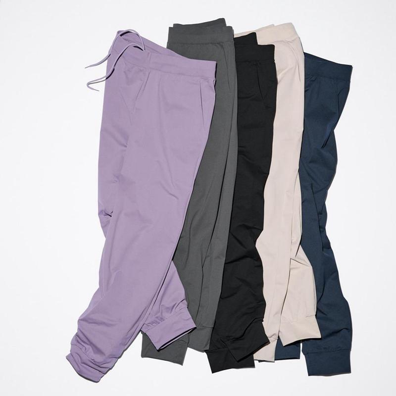 Uniqlo Ultra Stretch AIRism Women Joggers Purple  US |  OEAV-25189