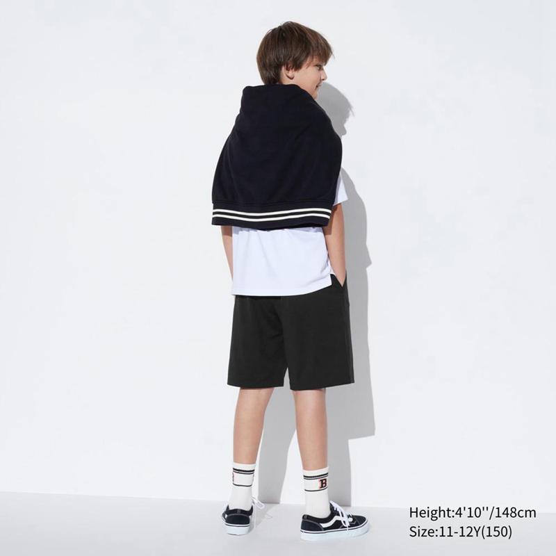 Uniqlo Ultra Stretch DRY-EX Kids' Shorts Black  US |  VLSU-29513