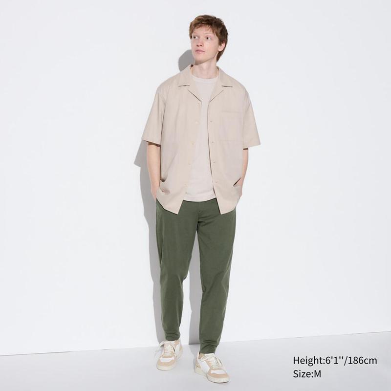 Uniqlo Ultra Stretch DRY-EX (Long) Men Joggers Olive  US |  QTIJ-63819