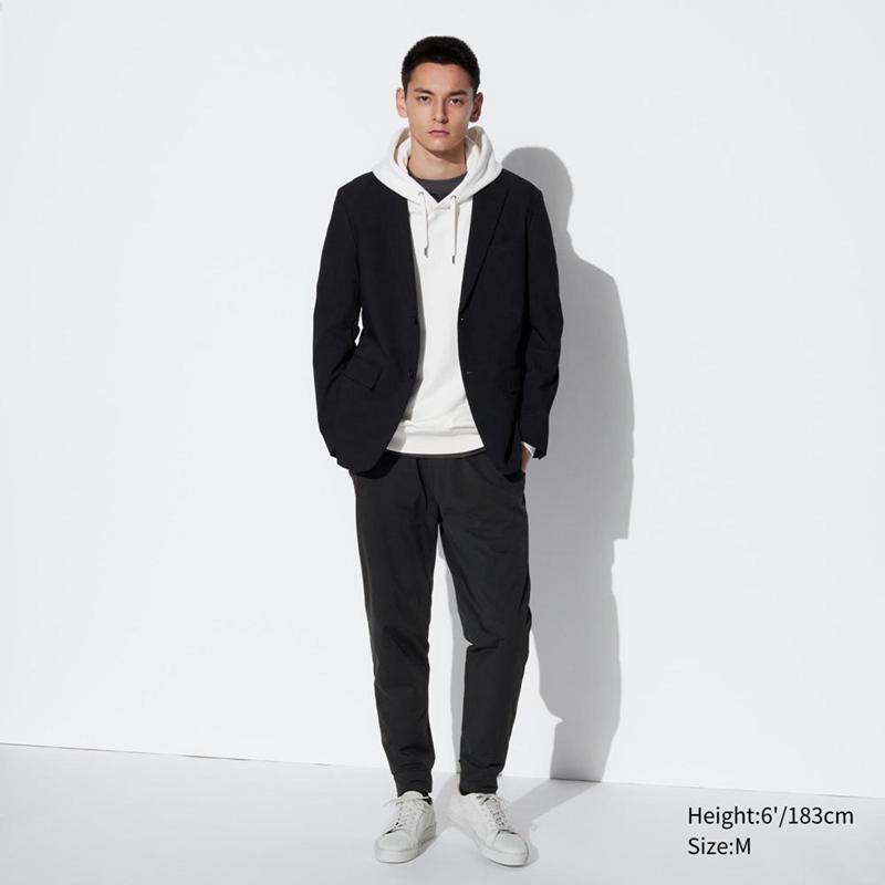 Uniqlo Ultra Stretch DRY-EX Men Joggers Black  US |  NXLA-19058