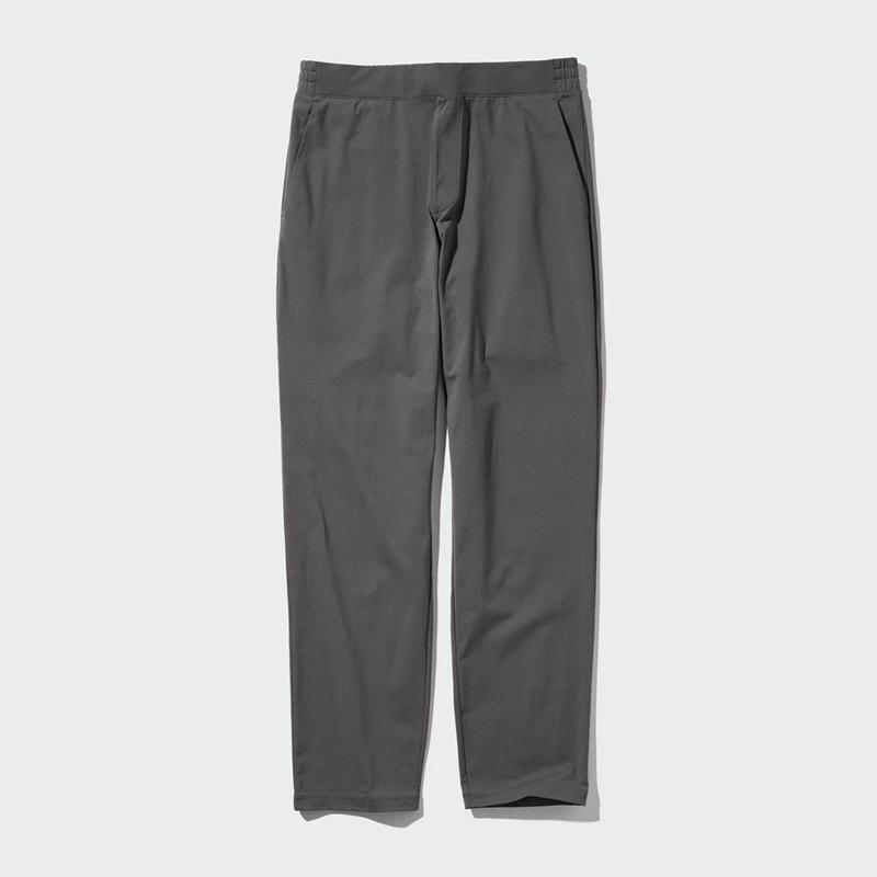 Uniqlo Ultra Stretch DRY-EX Tapered Men Trousers Grey  US |  OGIP-90524