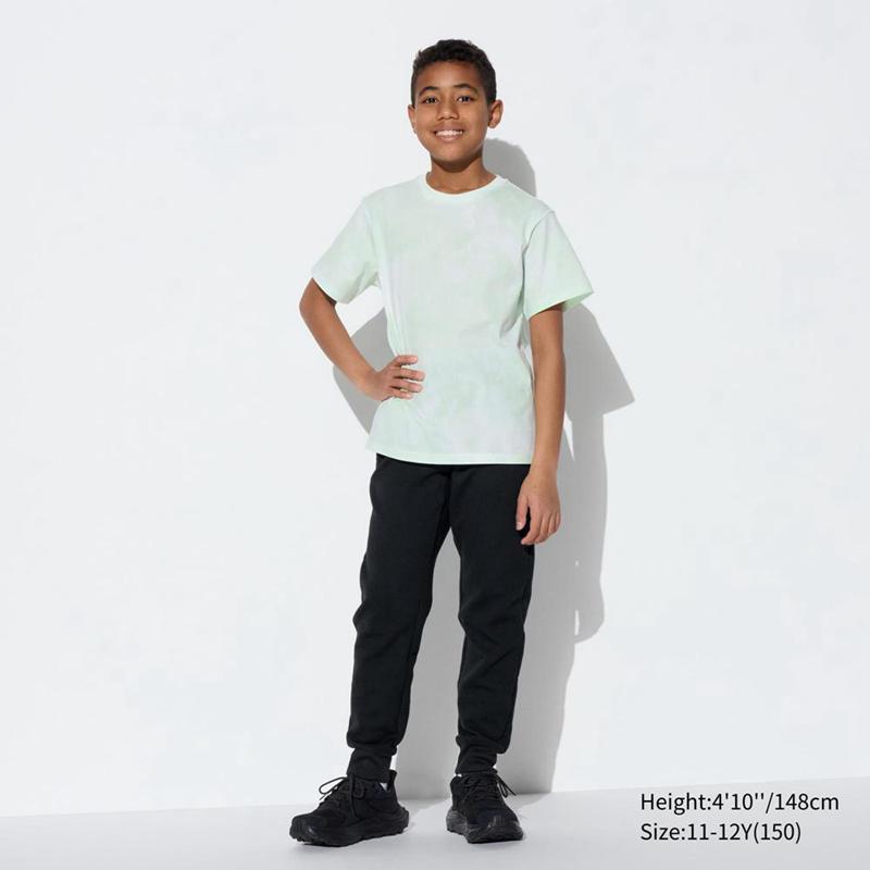 Uniqlo Ultra Stretch DRY Kids' Joggers Black  US |  YAPK-54986