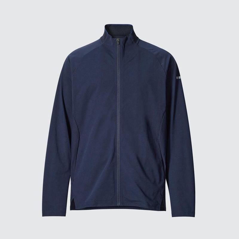 Uniqlo Ultra Stretch DRY Men Jackets Navy  US |  KUNT-69427