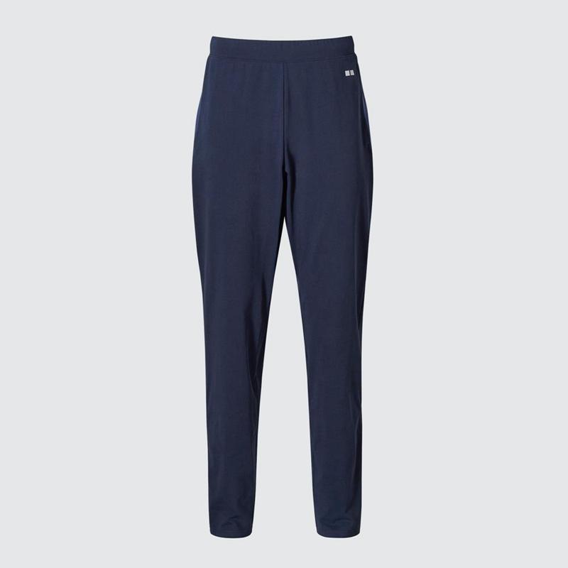 Uniqlo Ultra Stretch DRY Men Trousers Navy  US |  TIJR-01528