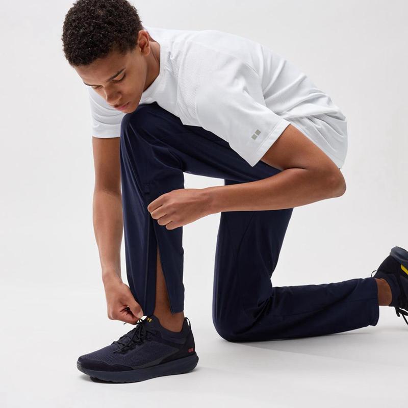 Uniqlo Ultra Stretch DRY Men Trousers Navy  US |  TIJR-01528