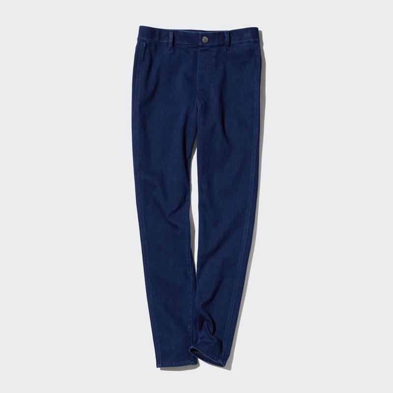 Uniqlo Ultra Stretch (Denim) Women Leggings Blue  US |  XRPV-63045