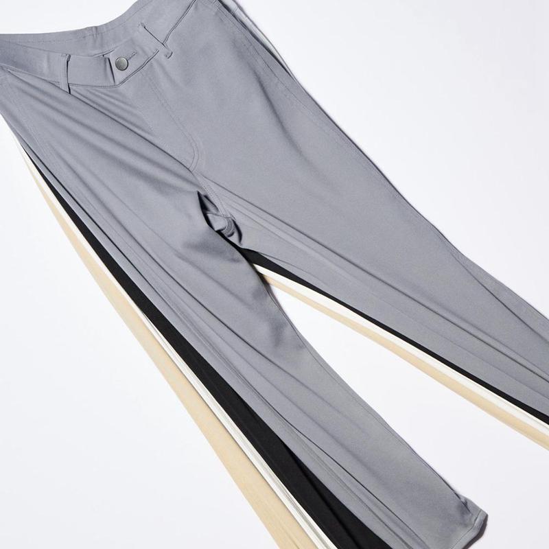 Uniqlo Ultra Stretch High Rise Cropped Fit Women Leggings Grey  US |  YUMA-46391