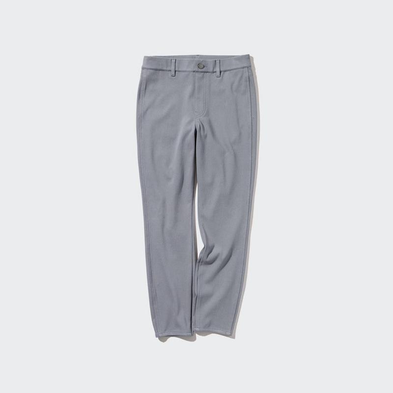 Uniqlo Ultra Stretch High Rise Cropped Fit Women Leggings Grey  US |  YUMA-46391