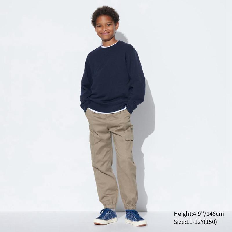 Uniqlo Ultra Stretch Kids' Sweatshirts Grey  US |  TIRK-21074