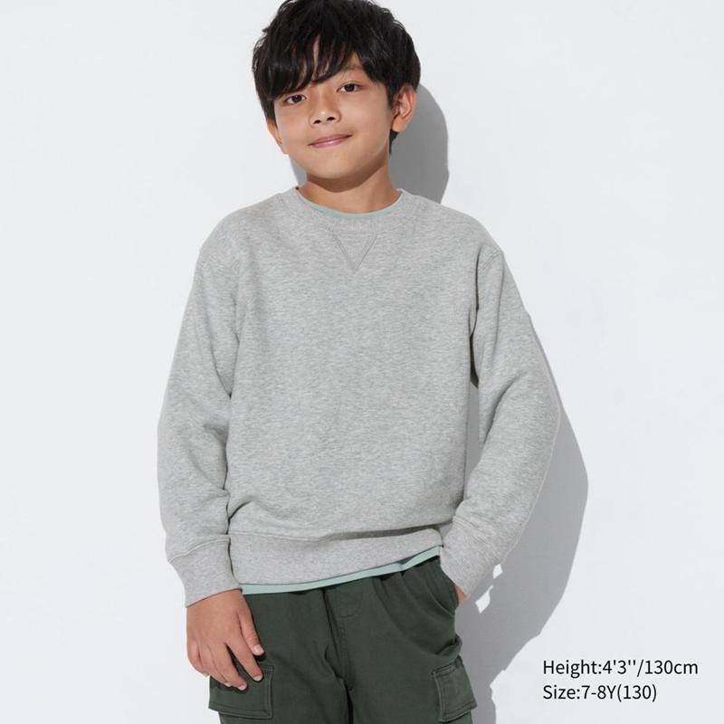 Uniqlo Ultra Stretch Kids\' Sweatshirts Grey  US |  TIRK-21074