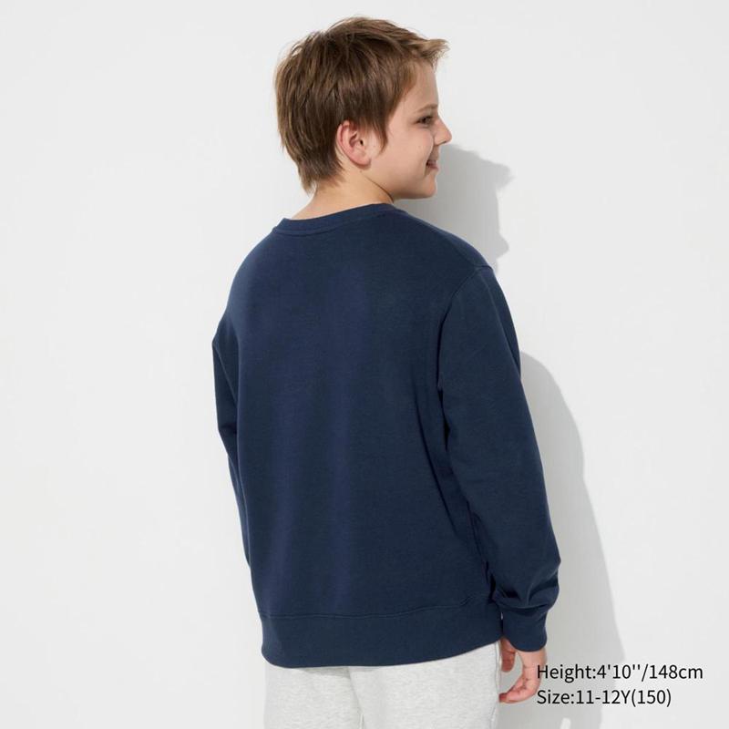 Uniqlo Ultra Stretch Kids' Sweatshirts Navy  US |  SQME-74850