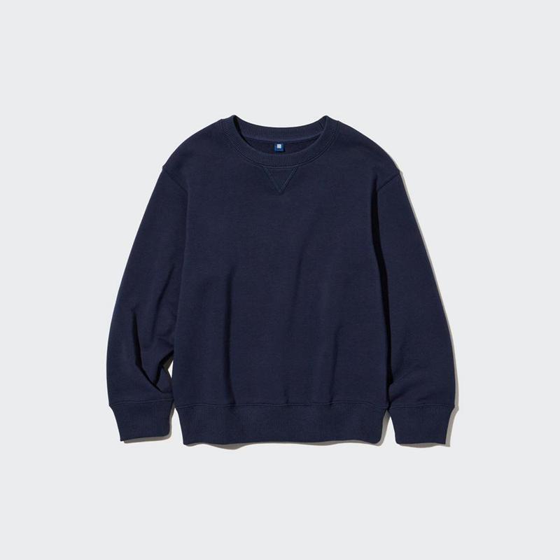 Uniqlo Ultra Stretch Kids' Sweatshirts Navy  US |  UKTM-41827