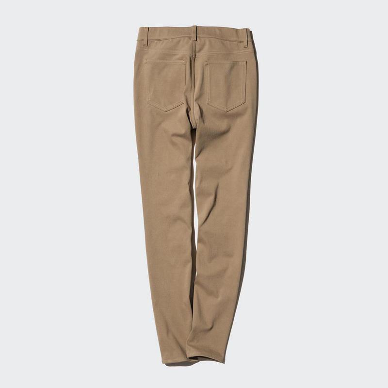 Uniqlo Ultra Stretch (Long) Women Leggings Brown  US |  HRTS-61527