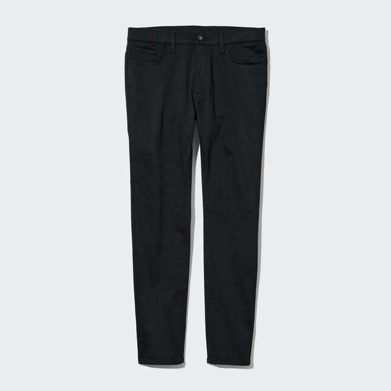 Uniqlo Ultra Stretch Skinny Fit Colour Men Jeans Black  US |  WICE-24705