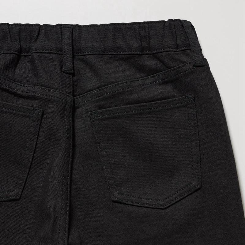 Uniqlo Ultra Stretch Soft Kids' Jeans Black  US |  ROPZ-08412