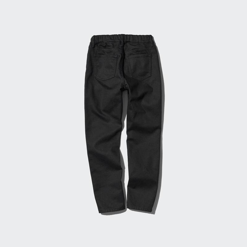 Uniqlo Ultra Stretch Soft Kids' Jeans Black  US |  MOZF-76395