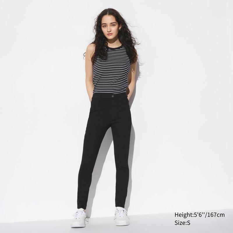 Uniqlo Ultra Stretch Women Leggings Black  US |  MNJY-41905