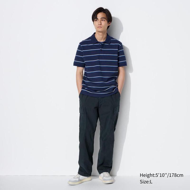 Uniqlo Utility Cargo Men Trousers Navy  US |  TNXG-64178