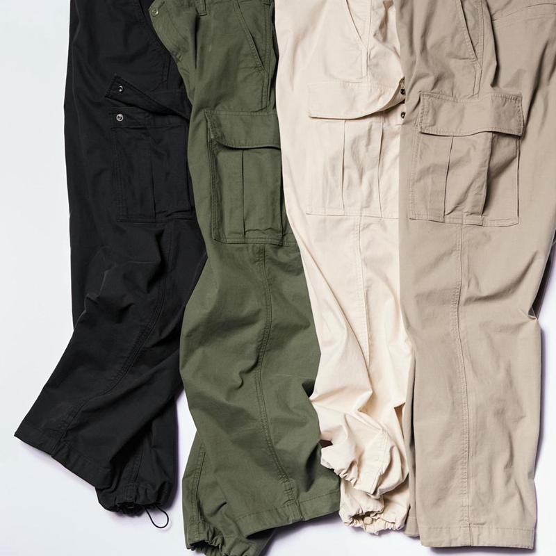 Uniqlo Utility Cargo Men Trousers Olive  US |  DUFW-04526