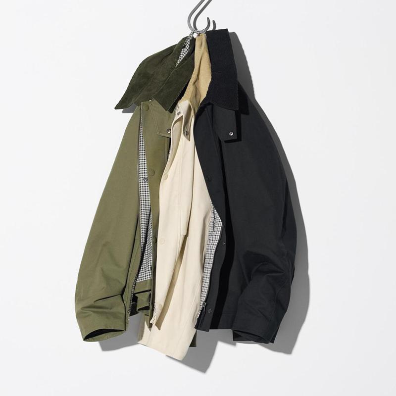 Uniqlo Utility Short Blouson Men Jackets Olive  US |  TNIJ-90341