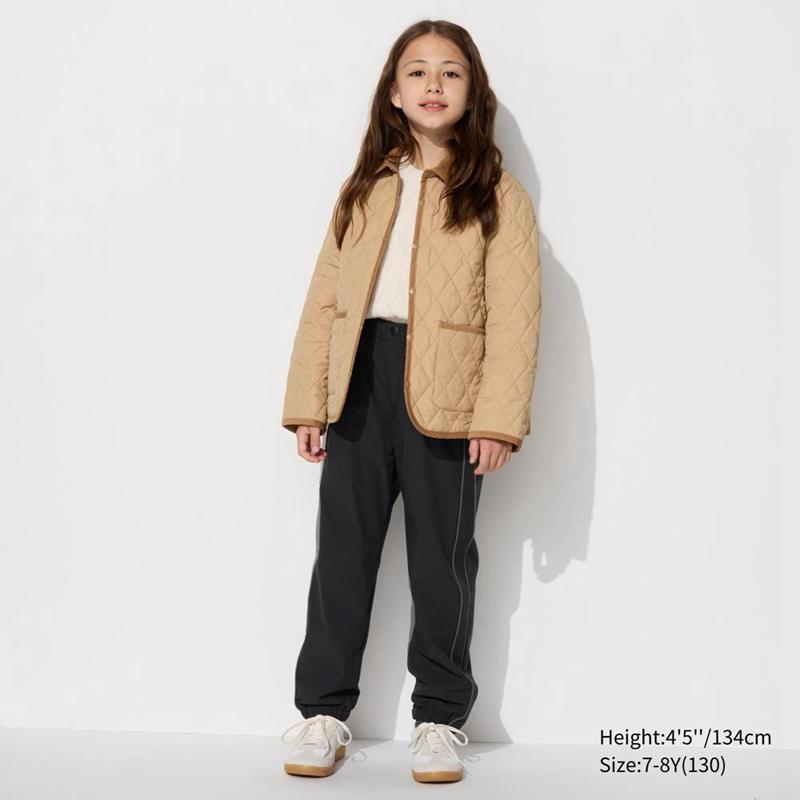 Uniqlo Warm Lined (Jogger) Kids' Trousers Black  US |  AMWB-80239