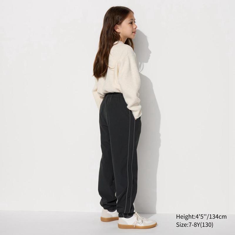 Uniqlo Warm Lined (Jogger) Kids' Trousers Black  US |  AMWB-80239