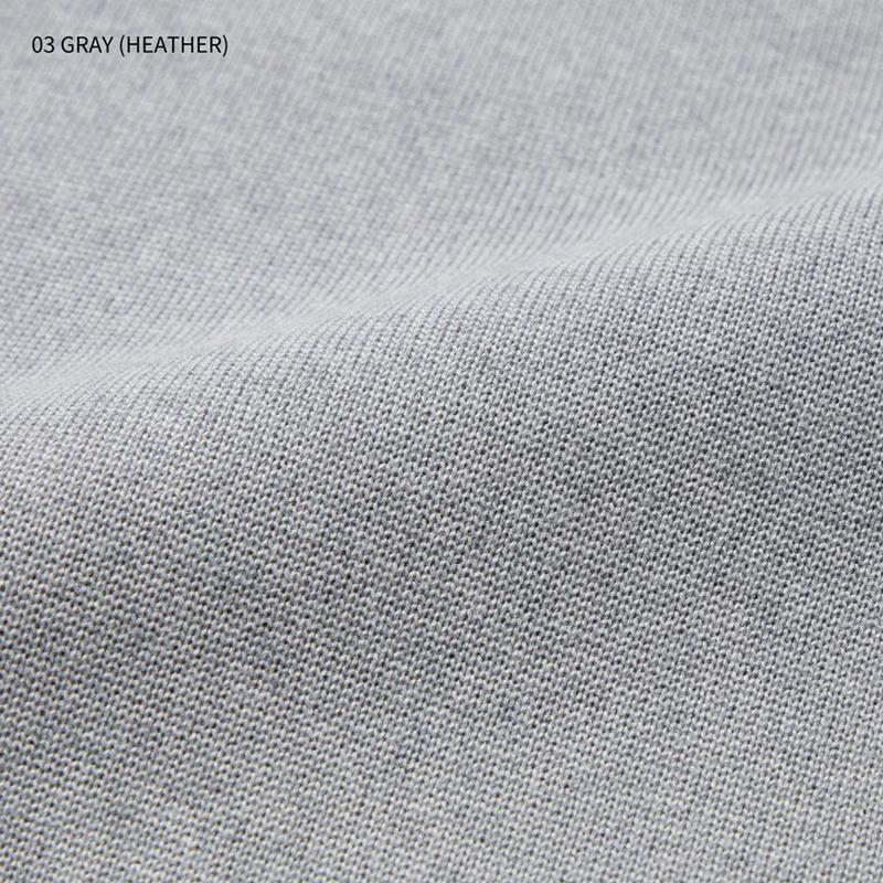 Uniqlo Washable Milano Ribbed Crew Neck Men Jumper Grey  US |  HUWY-17549