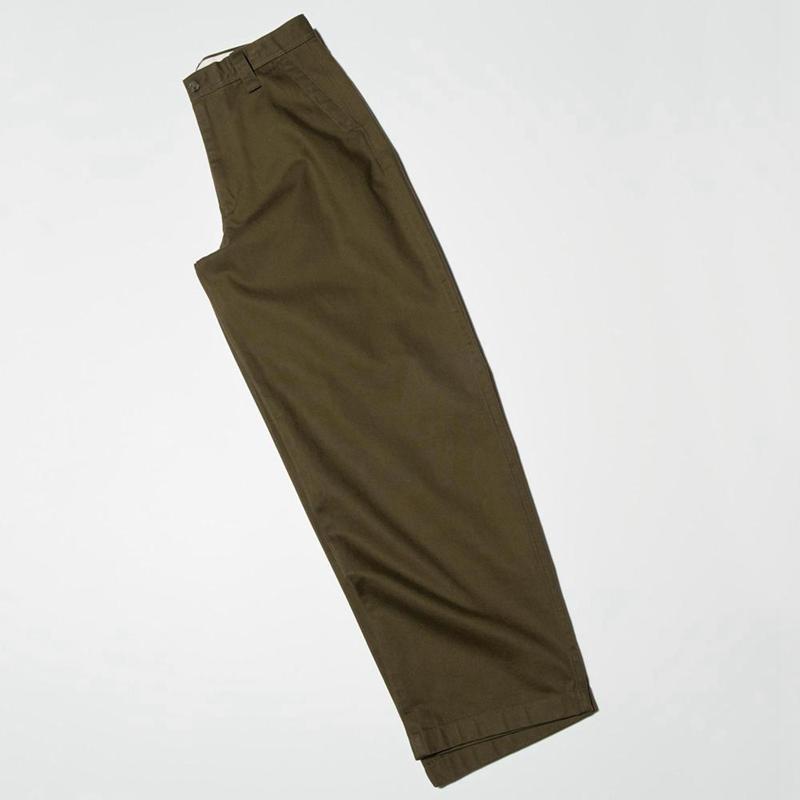 Uniqlo Wide Chino Men Trousers Black  US |  DCJL-86341