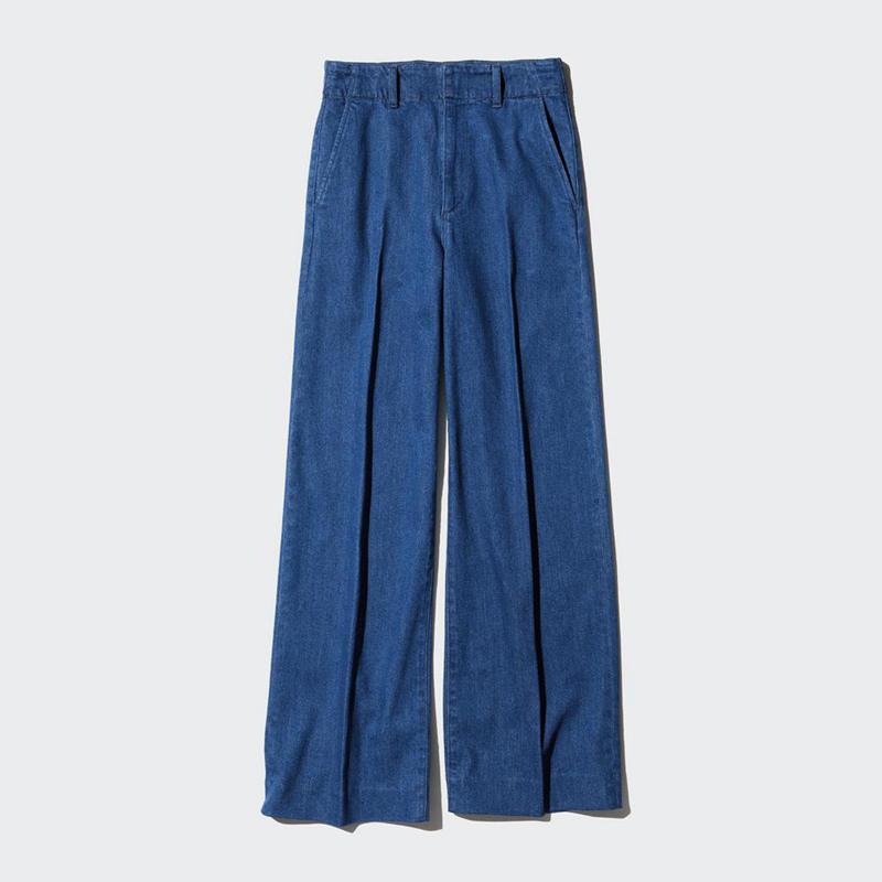 Uniqlo Wide (Long) Women Jeans Blue  US |  RZOA-49165