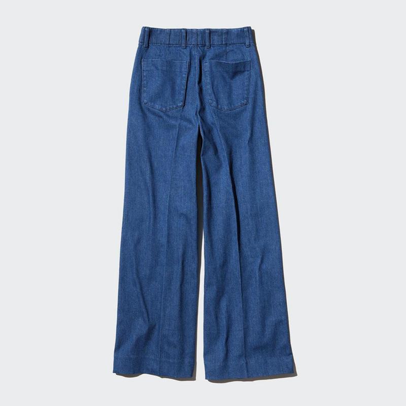 Uniqlo Wide (Long) Women Jeans Blue  US |  RZOA-49165