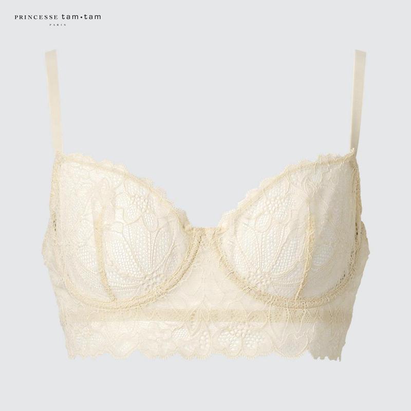 Uniqlo Wired (Lace) Women Bras Black  US |  BVHR-34761