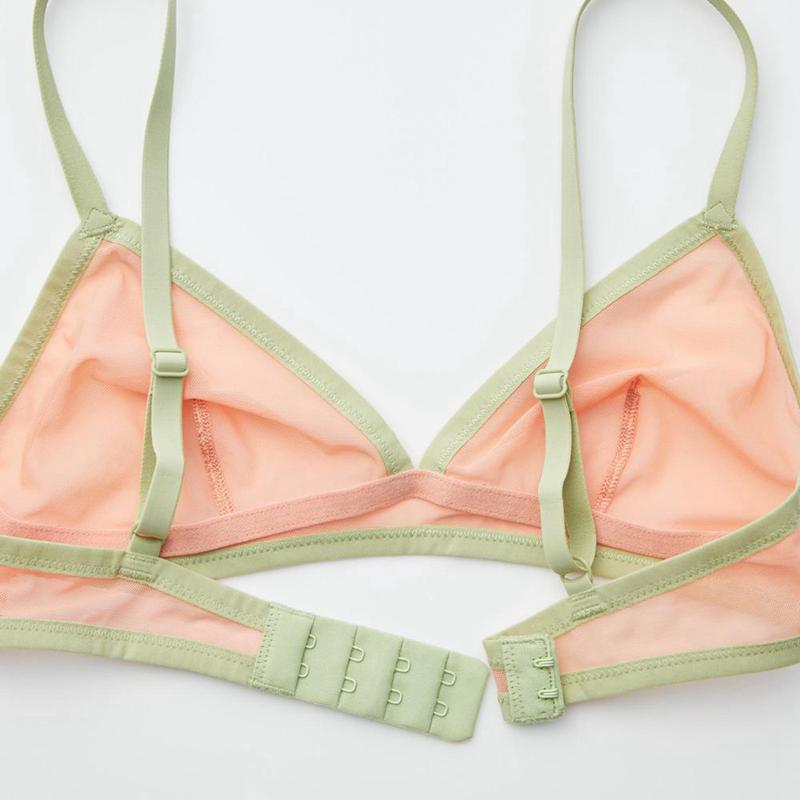 Uniqlo Wireless (Mesh) Women Bras Green  US |  JSVO-84917