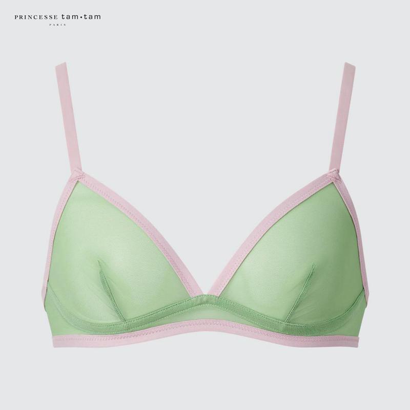 Uniqlo Wireless (Mesh) Women Bras Green  US |  JSVO-84917