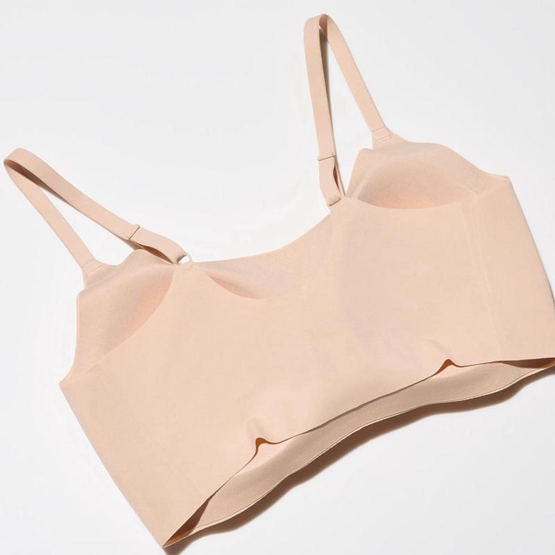 Uniqlo Wireless (Relax) Women Bras Beige  US |  QRMI-70182