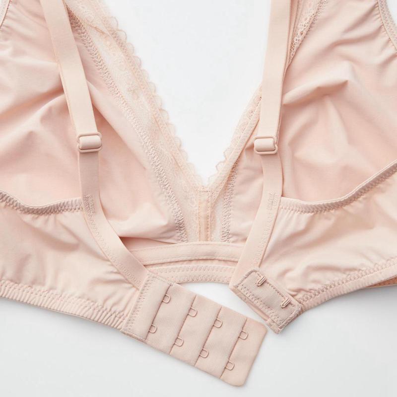 Uniqlo Wireless Women Bras Pink  US |  FPLE-75083