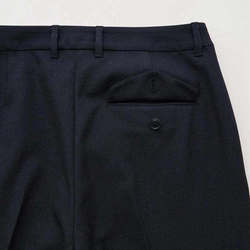 Uniqlo Wool Tapered Pants Women Trousers Black  US |  NMFP-71659