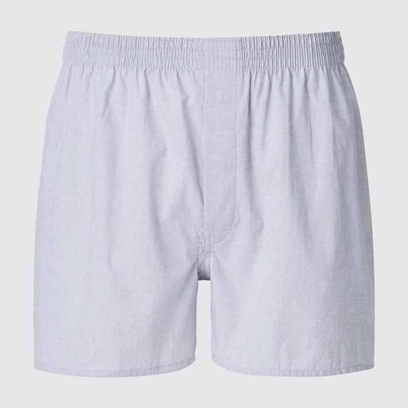 Uniqlo Woven Boxer Men Shorts Grey  US |  DMFW-87591