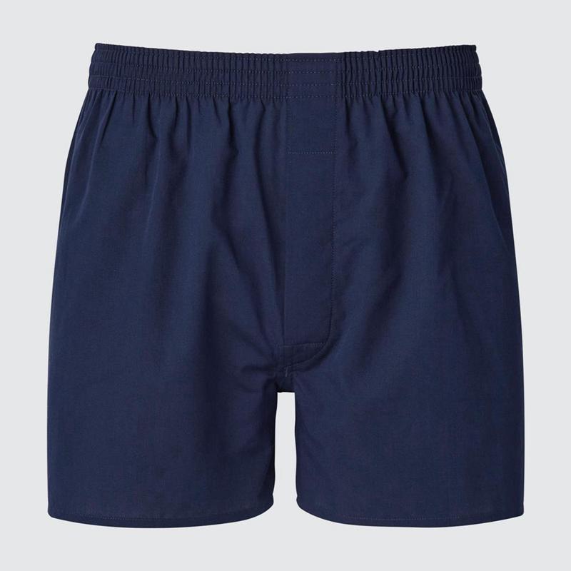 Uniqlo Woven Boxer Men Shorts Navy  US |  JSBY-26107