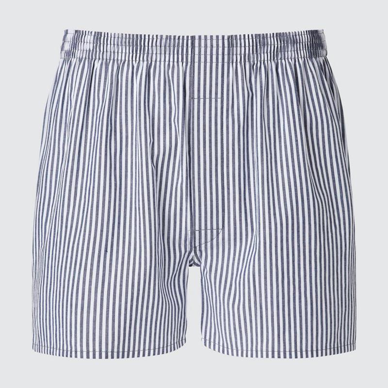 Uniqlo Woven (Check) Men Boxers Blue  US |  IUKG-70593