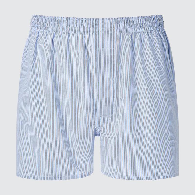 Uniqlo Woven (Check) Men Boxers Blue  US |  KHCU-41765