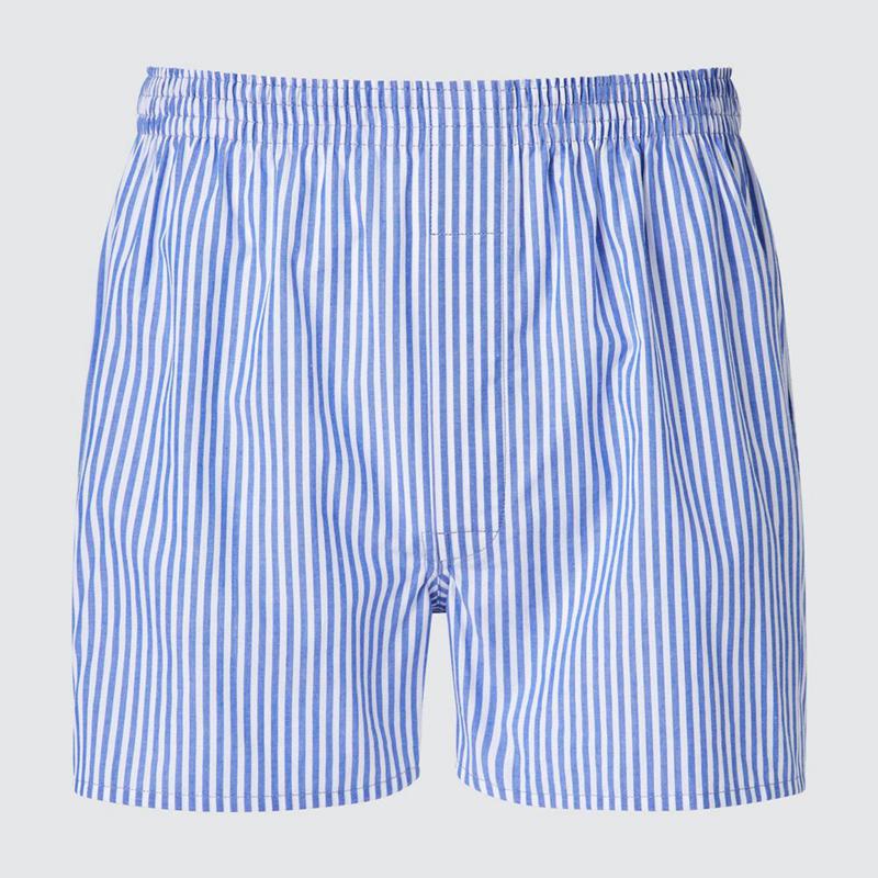 Uniqlo Woven (Check) Men Boxers Blue  US |  NKHV-70895