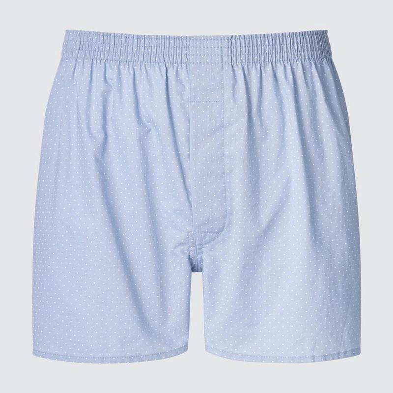 Uniqlo Woven (Dot) Men Trunks Blue  US |  ELIZ-51603