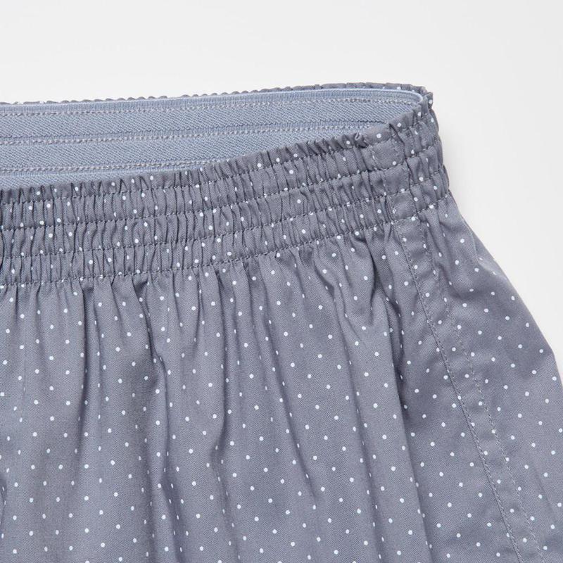 Uniqlo Woven Men Boxers Grey  US |  CEDB-62905