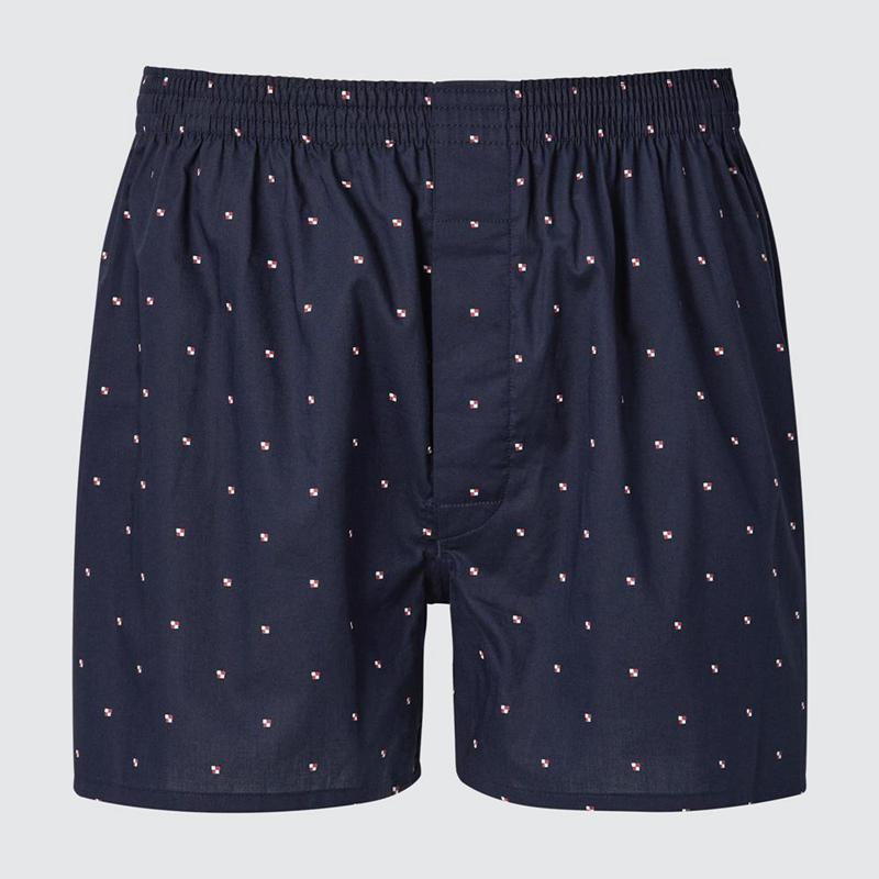 Uniqlo Woven Men Boxers Navy  US |  KNUR-95163