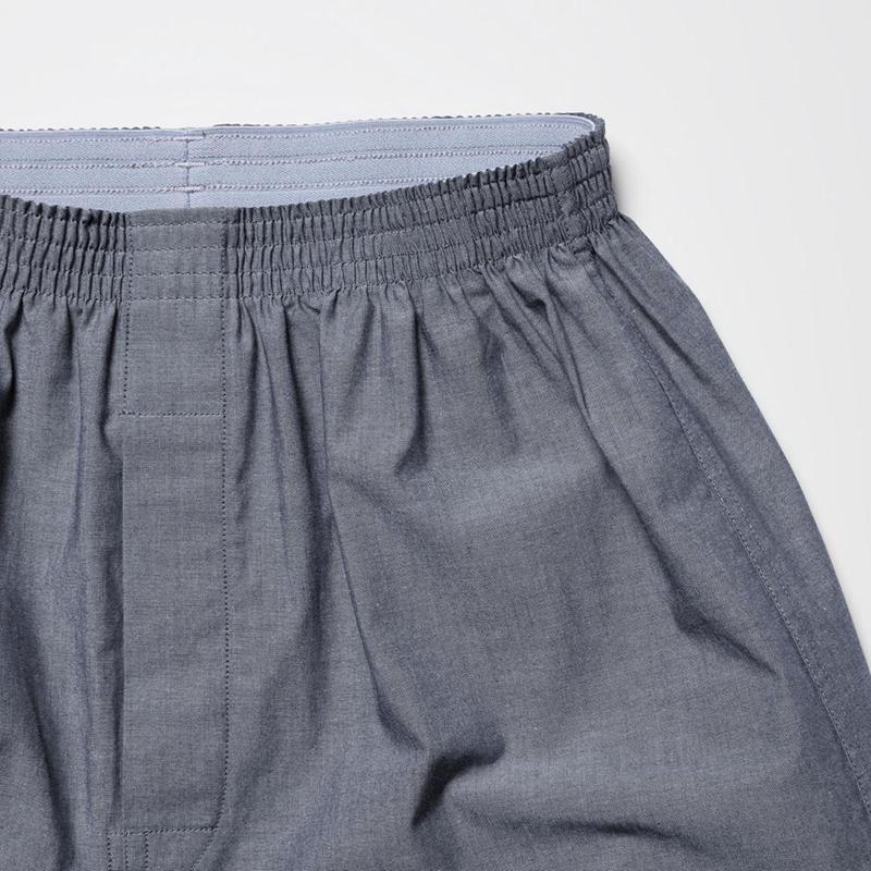 Uniqlo Woven Men Trunks Blue  US |  XFYV-73642